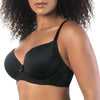 Parfait Lingerie Casey Plunge Molded T-Shirt Bra - Black