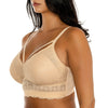 Parfait Lingerie PARFAIT Mia Lace P5951 Women's Full Busted Lightly Padded Wire Free Bra - Bare