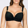 Parfait Lingerie PARFAIT Oceane S8061 Womens Soft Padded Bikini Top Underwire Support Swimwear - Black