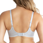 Parfait Lingerie PARFAIT Shea P6062 Women's Full Bust Mesh Plunge Unlined Wired Bra - Silver