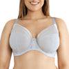 Parfait Lingerie PARFAIT Shea P6062 Women's Full Bust Mesh Plunge Unlined Wired Bra - Silver