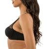 Parfait Lingerie Parfait Luxlacy Pretty Lace And Mesh Full Busted Full Coverage Unlined Non-padded Wired Bra - Black