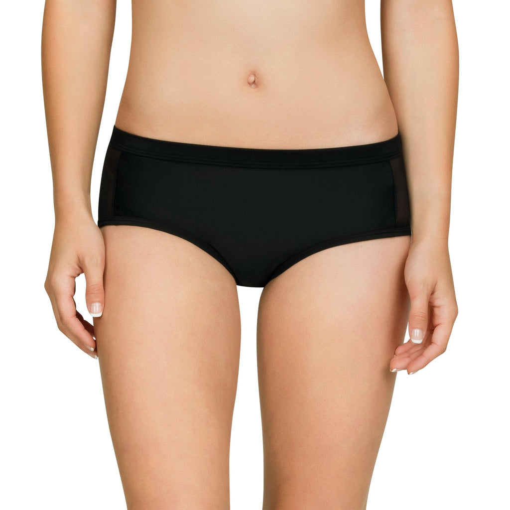 Parfait Lingerie PARFAIT Passion S8104 Womens Bikini Bottom Hipster Fit Comfortable Swimwear - Black