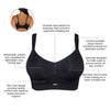 Parfait Lingerie PARFAIT Holly P8000 Full-Busted Seamless Unlined Unpadded Wirefree Bra - Black
