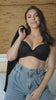 Casey Plunge Molded T-Shirt Bra - Black