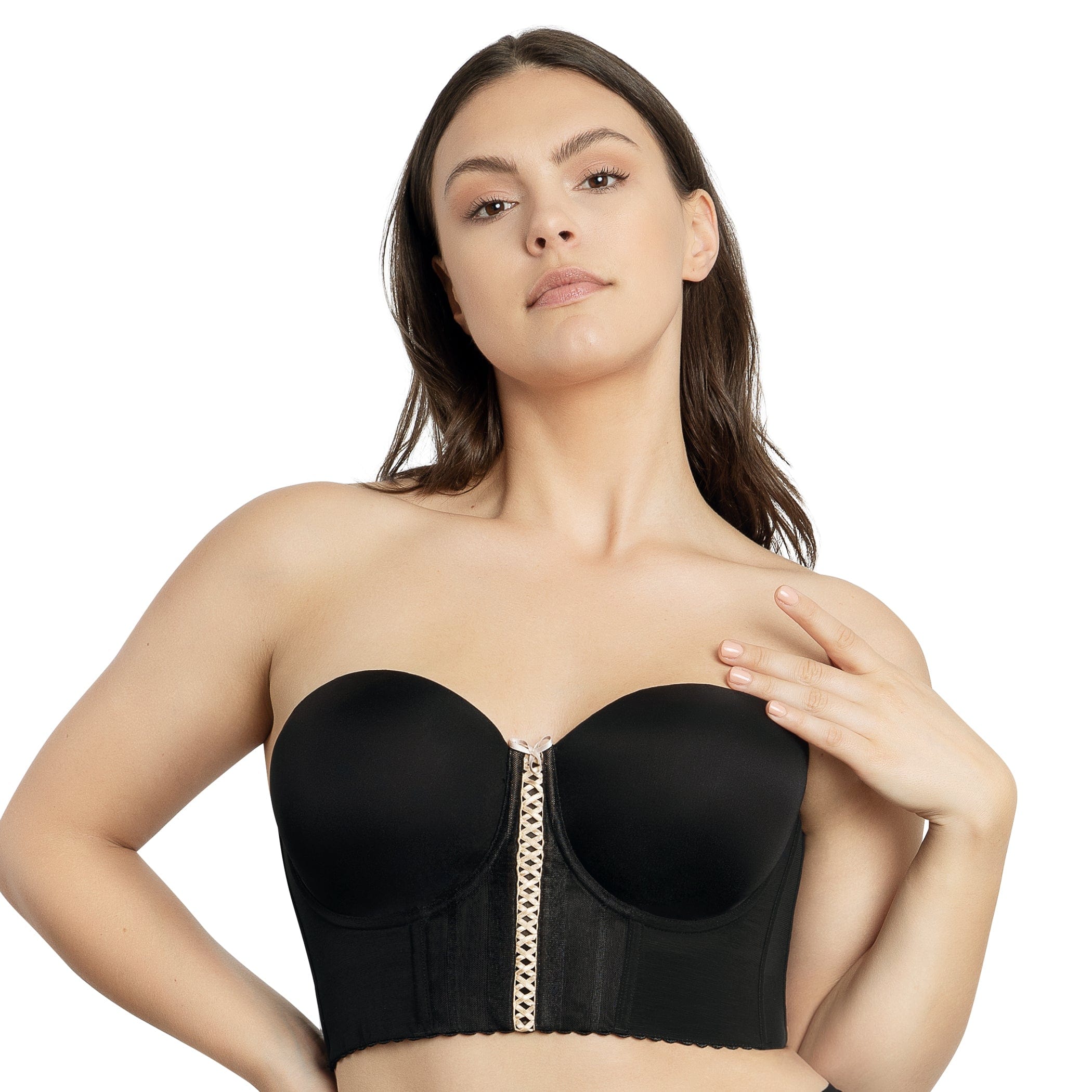 Shecurve Non-Padded Underwire Strapless Bra - Versatile Support and Comfort  