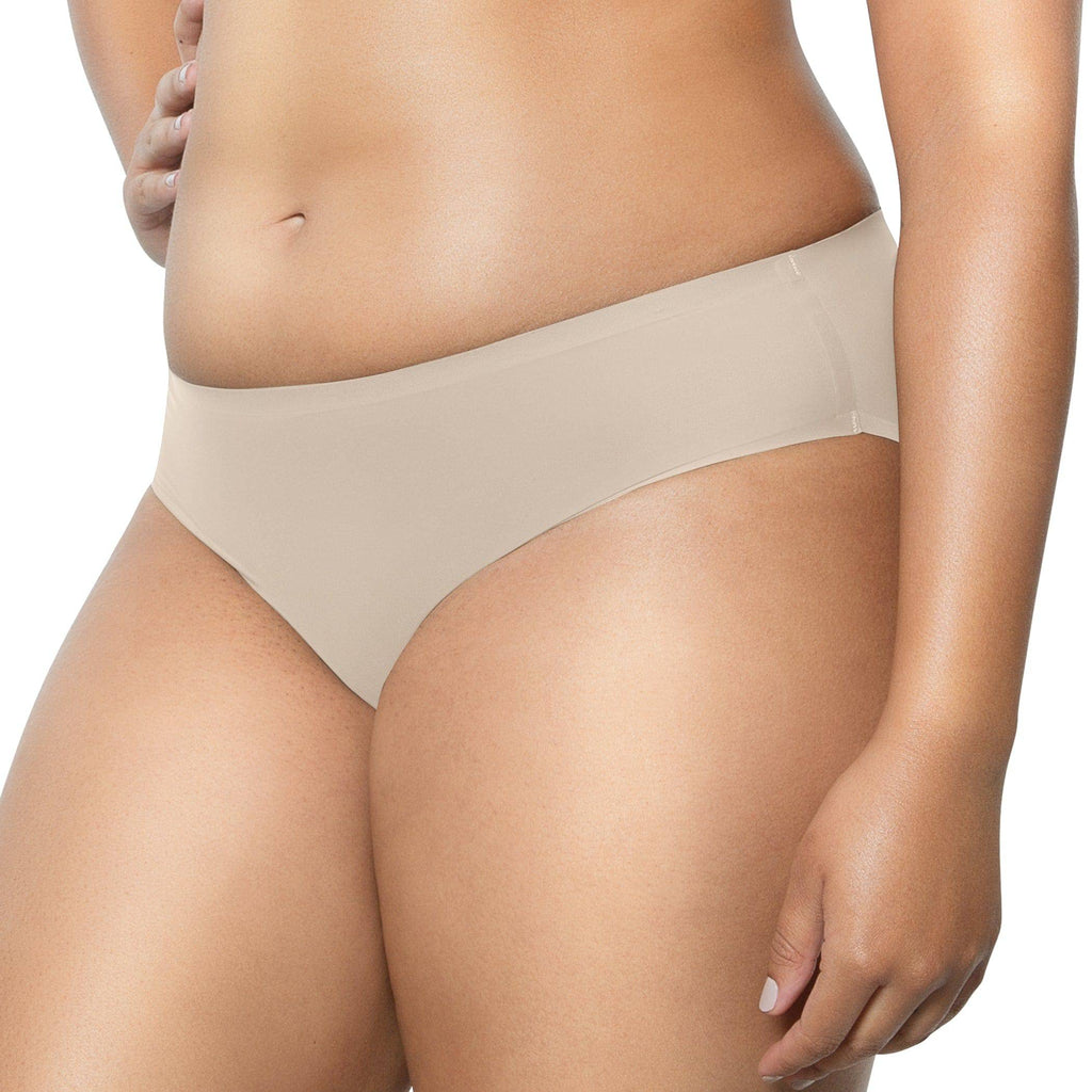 European Nude bonded hipster underwear by Parfait Lingerie, seamless design with no panty line visible.