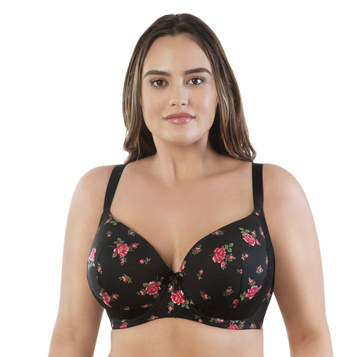 Buy Parfait Double Layered Wirefree Lace Bralette - Black at Rs.2069 online