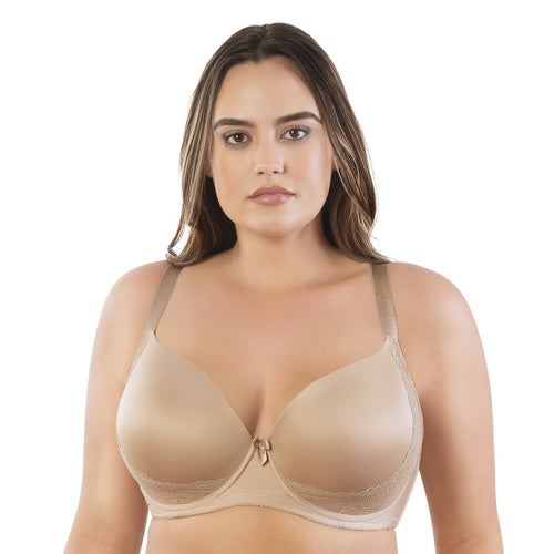Nessa Ivena Semi Soft Bra Beige  Lumingerie bras and underwear for big  busts