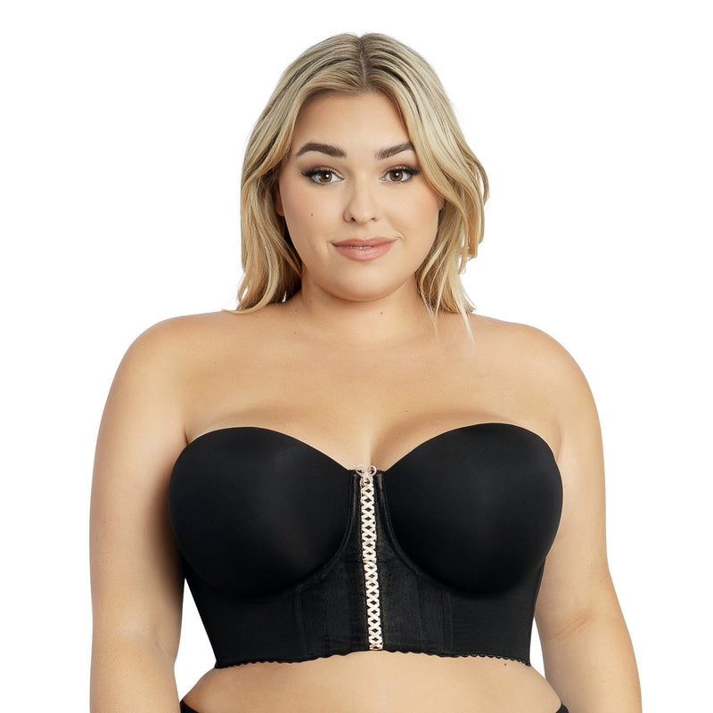 PD Figuras Padded Strapless 0263258 Charcoal - Miladys Lace