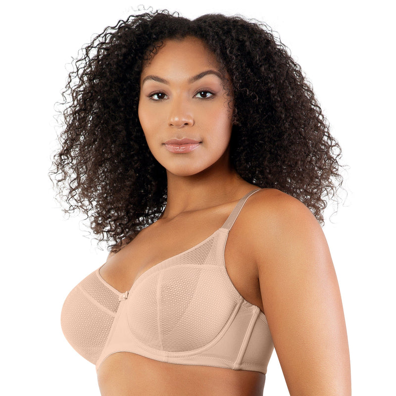 PARFAIT Paige A1672 Women's Lace Mesh Full Busted Wired Unlined  Bra-Porcelain-32C at  Women's Clothing store