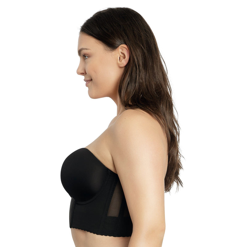 Buy Parfait Padded Wired Full Coverage Strapless Bra - Black at Rs.1200  online